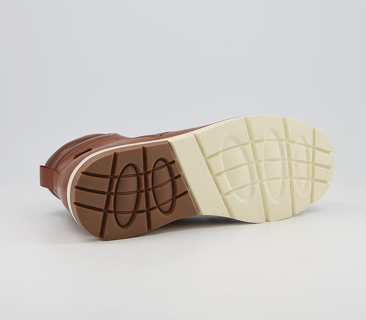 Office Blaney Apron Toe Mid Boots Office Blaney Apron Toe Mid Boots Tan