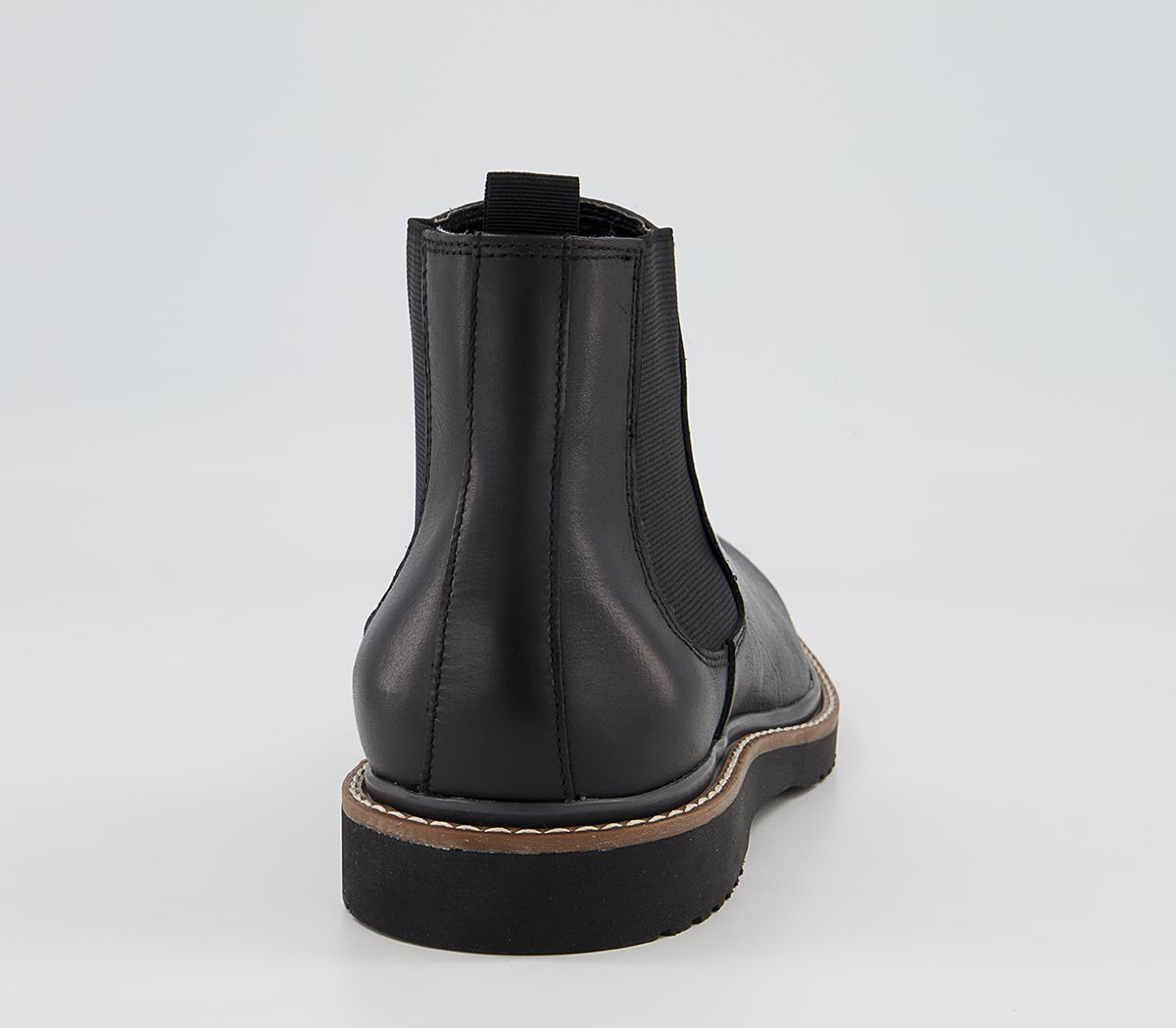 Office Bolton Wedge Chelsea Boots Office Bolton Wedge Chelsea Boots Black Leather