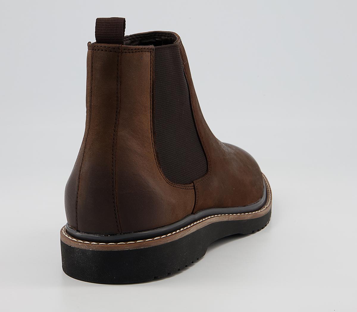 Office Bolton Wedge Chelsea Boots Office Bolton Wedge Chelsea Boots Brown Leather