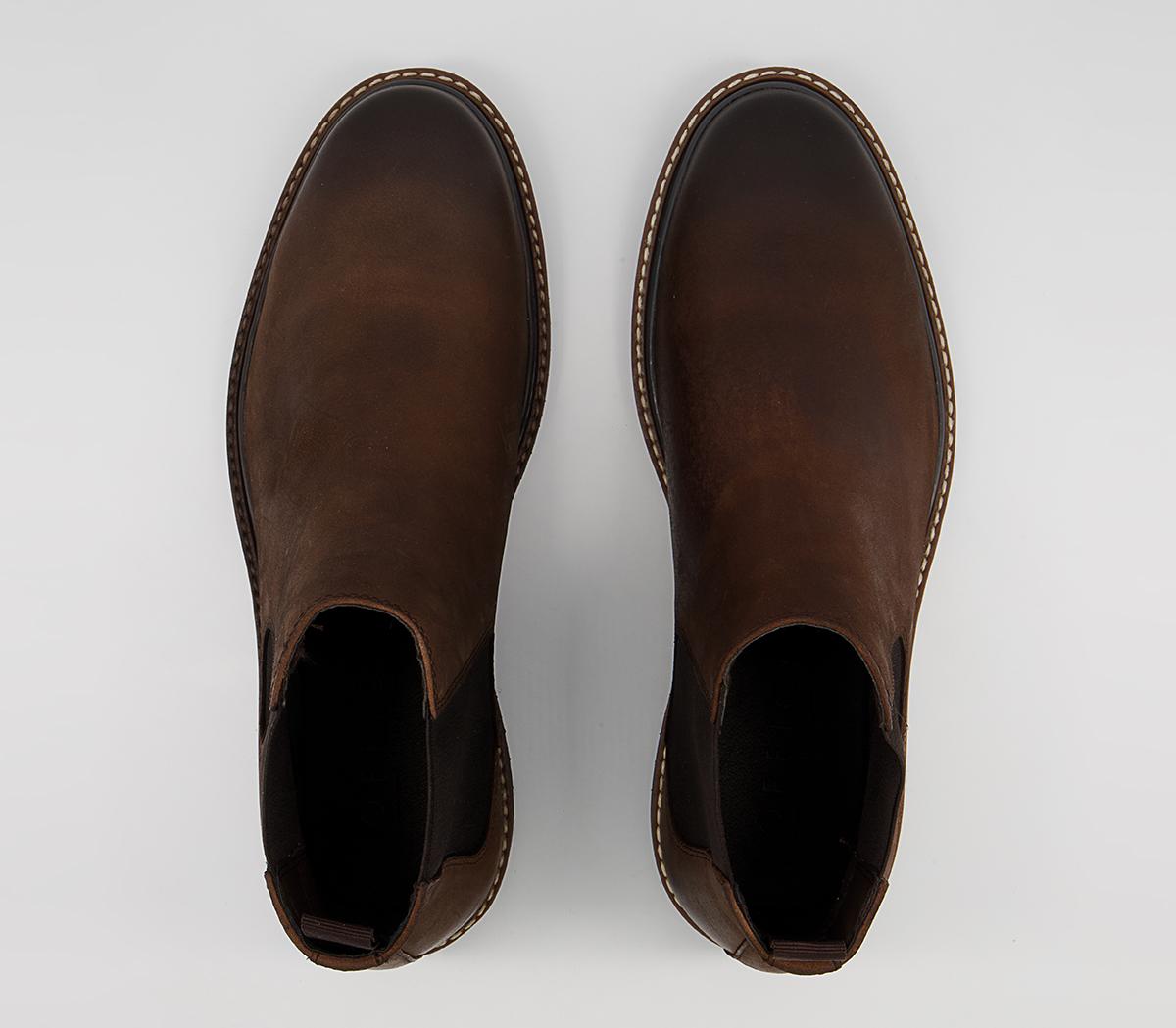 Office Bolton Wedge Chelsea Boots Office Bolton Wedge Chelsea Boots Brown Leather