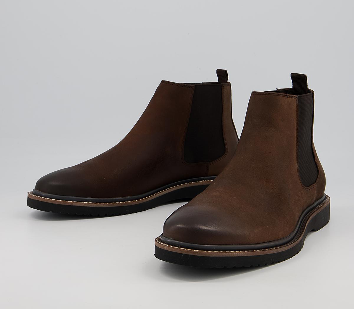 Office Bolton Wedge Chelsea Boots Office Bolton Wedge Chelsea Boots Brown Leather