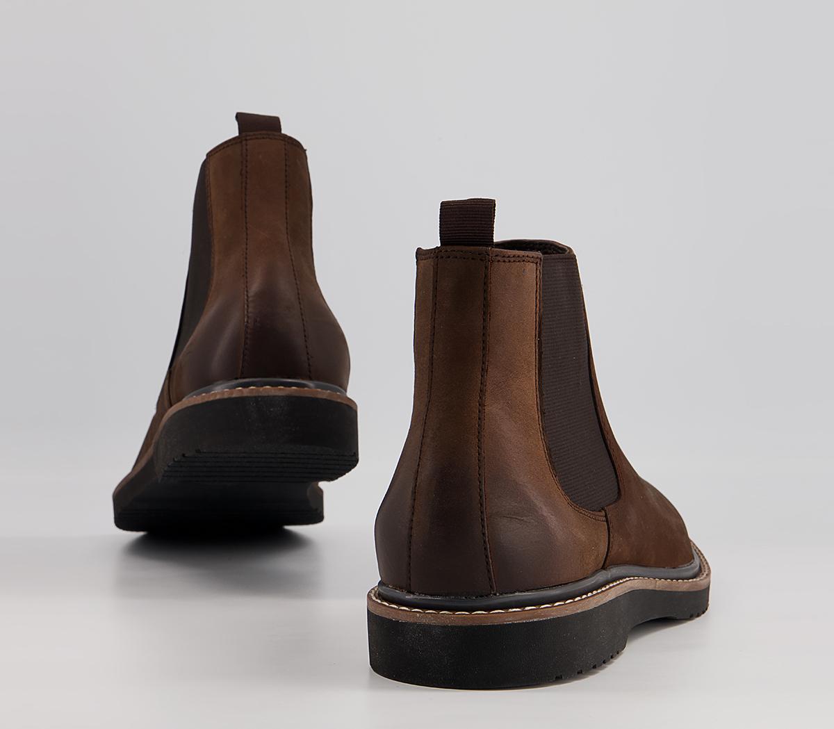 Office Bolton Wedge Chelsea Boots Office Bolton Wedge Chelsea Boots Brown Leather