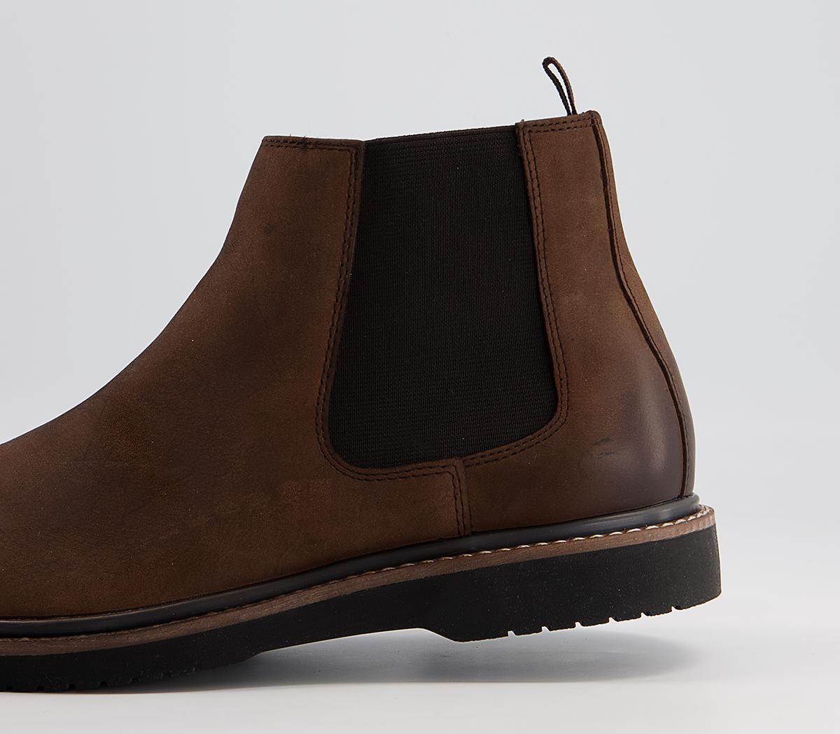 Office Bolton Wedge Chelsea Boots Office Bolton Wedge Chelsea Boots Brown Leather