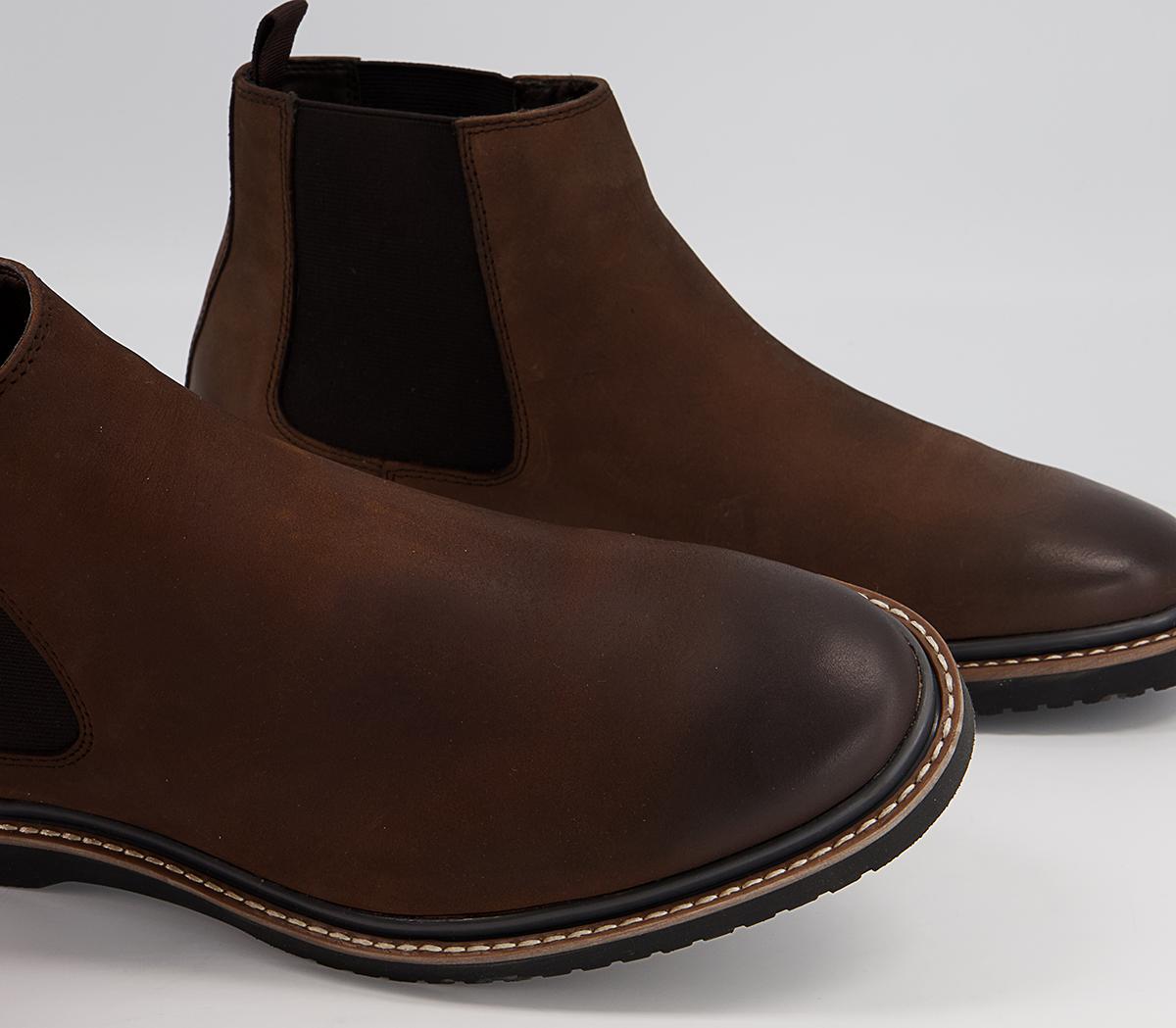 Office Bolton Wedge Chelsea Boots Office Bolton Wedge Chelsea Boots Brown Leather