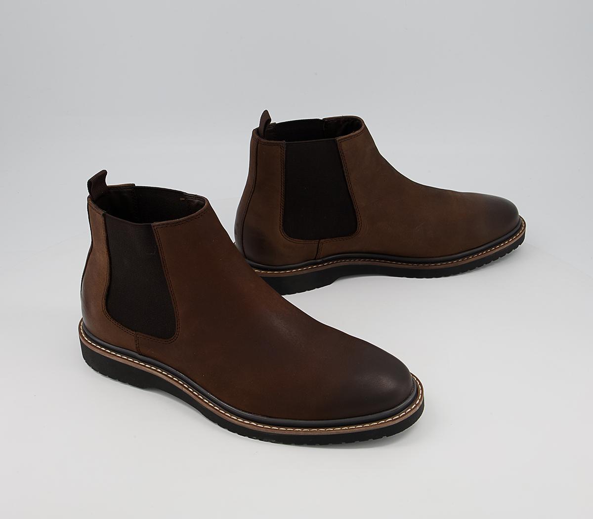 Office Bolton Wedge Chelsea Boots Office Bolton Wedge Chelsea Boots Brown Leather