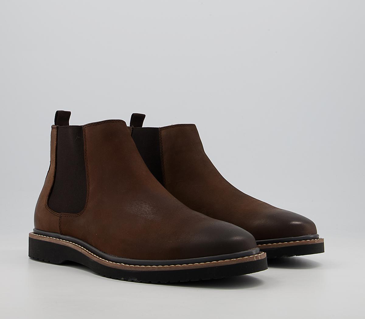 Office Bolton Wedge Chelsea Boots Office Bolton Wedge Chelsea Boots Brown Leather