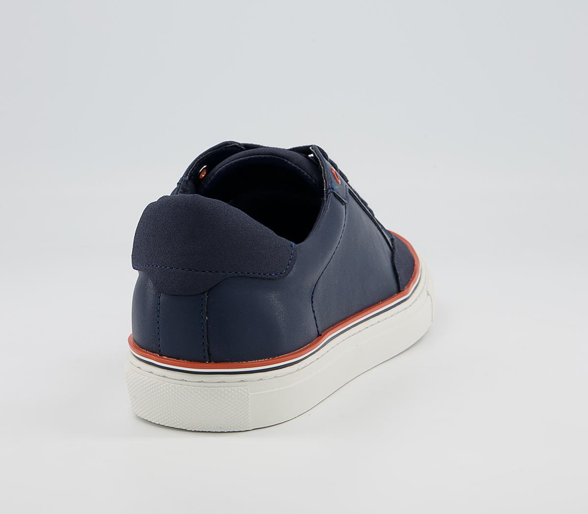Office Crew Cupsole Smart Casual Trainers Office Crew Cupsole Smart Casual Trainers Navy