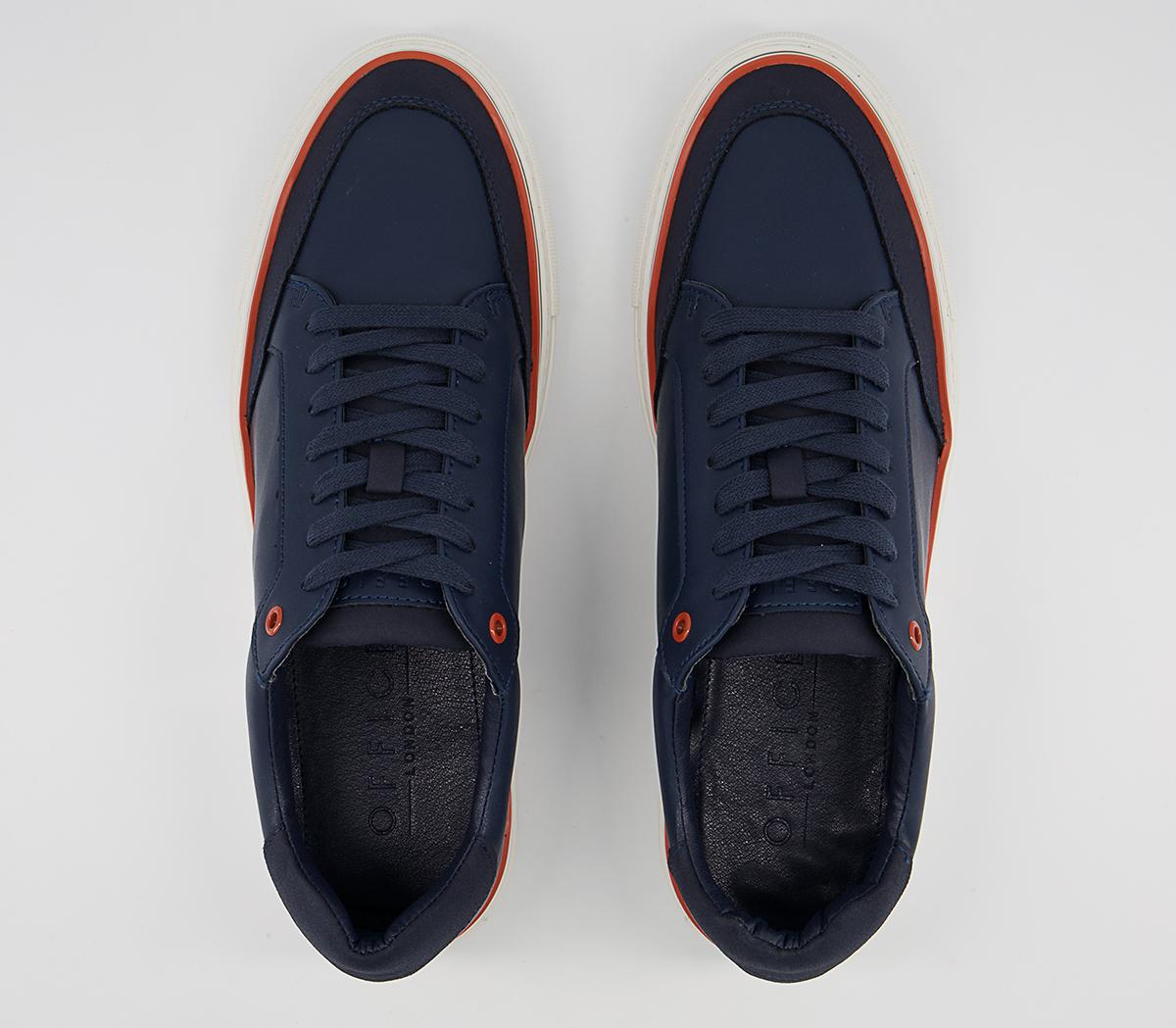 Office Crew Cupsole Smart Casual Trainers Office Crew Cupsole Smart Casual Trainers Navy