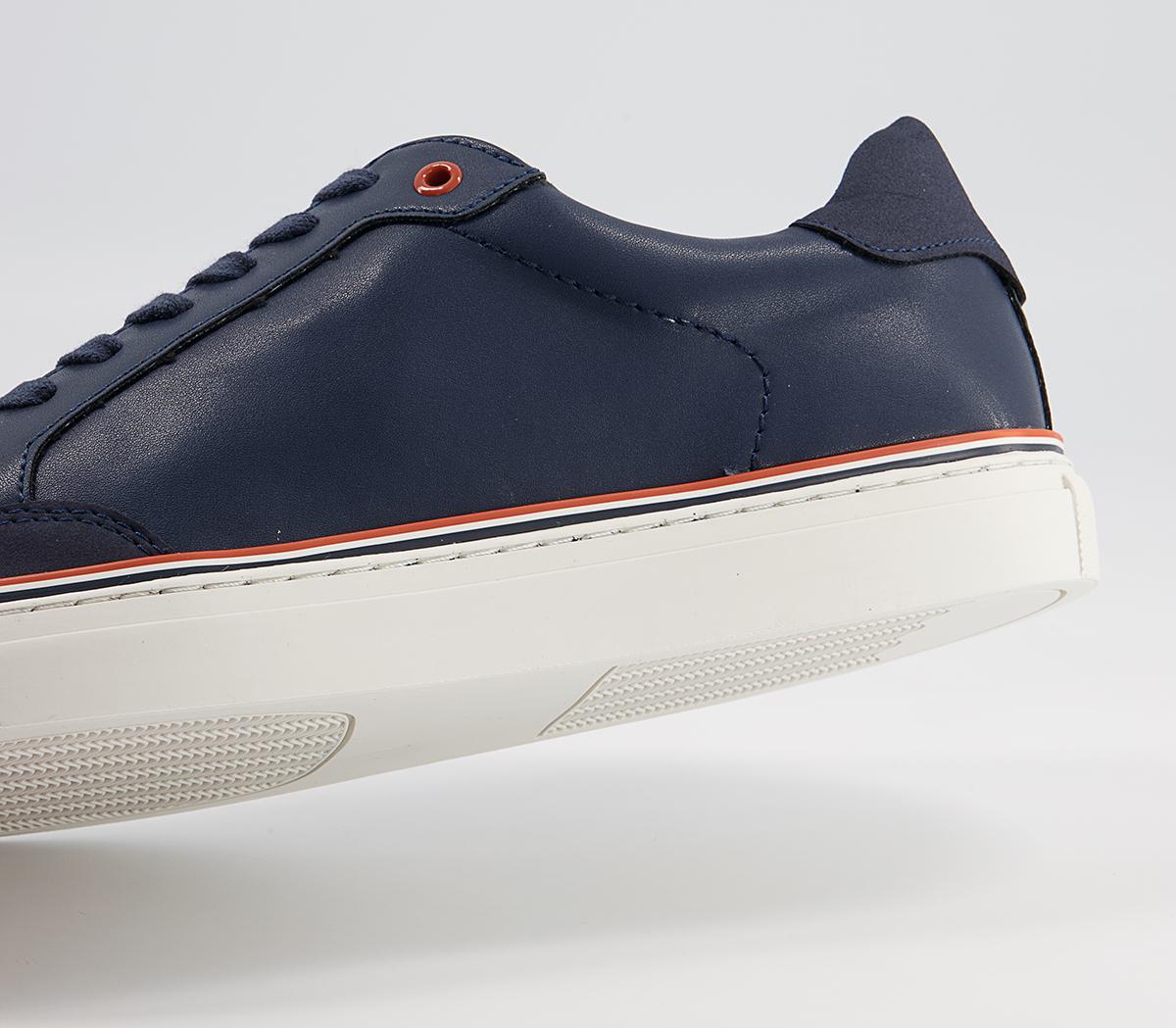 Office Crew Cupsole Smart Casual Trainers Office Crew Cupsole Smart Casual Trainers Navy