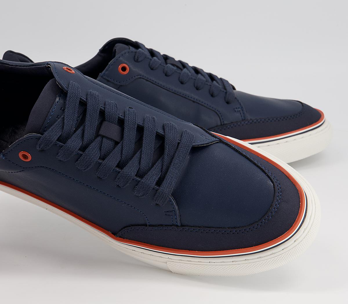 Office Crew Cupsole Smart Casual Trainers Office Crew Cupsole Smart Casual Trainers Navy