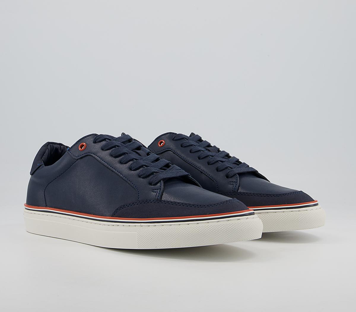 Office Crew Cupsole Smart Casual Trainers Office Crew Cupsole Smart Casual Trainers Navy