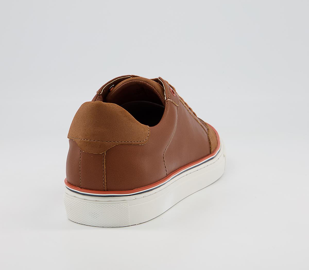 Office Crew Cupsole Smart Casual Trainers Office Crew Cupsole Smart Casual Trainers Tan
