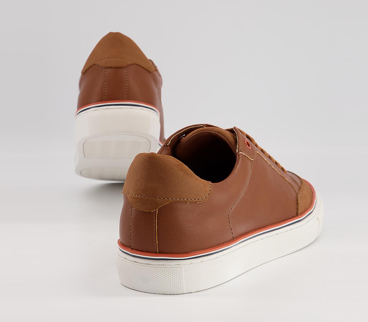 Office Crew Cupsole Smart Casual Trainers Office Crew Cupsole Smart Casual Trainers Tan