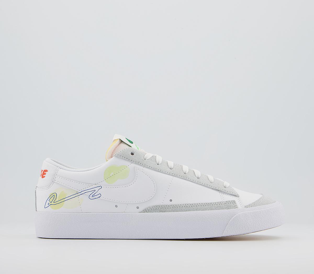 NikeFlyleather Blazer Low '77 TrainersWhite White White