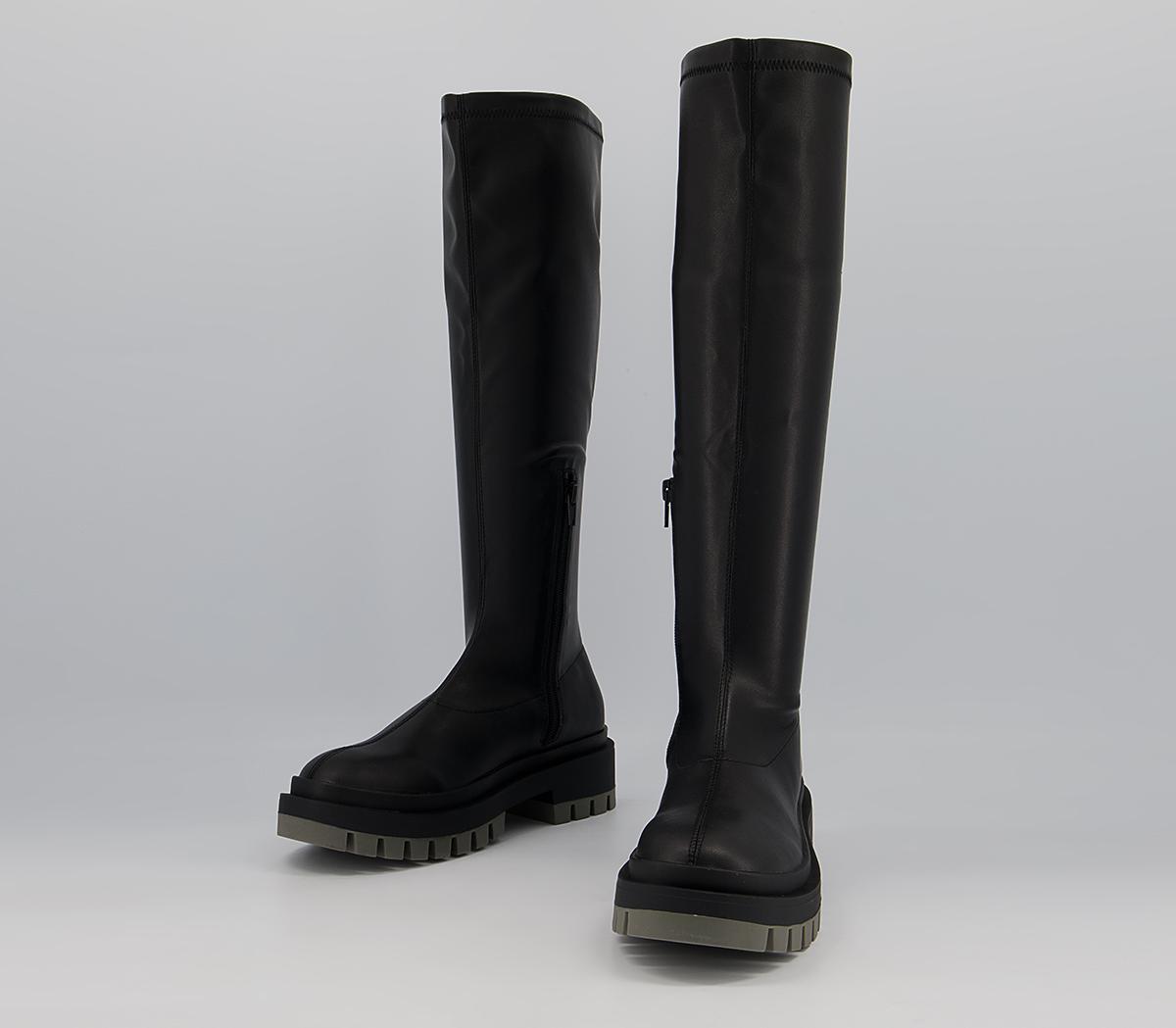 Office Kirkwood Chunky Sock Boots Office Kirkwood Chunky Sock Boots Black