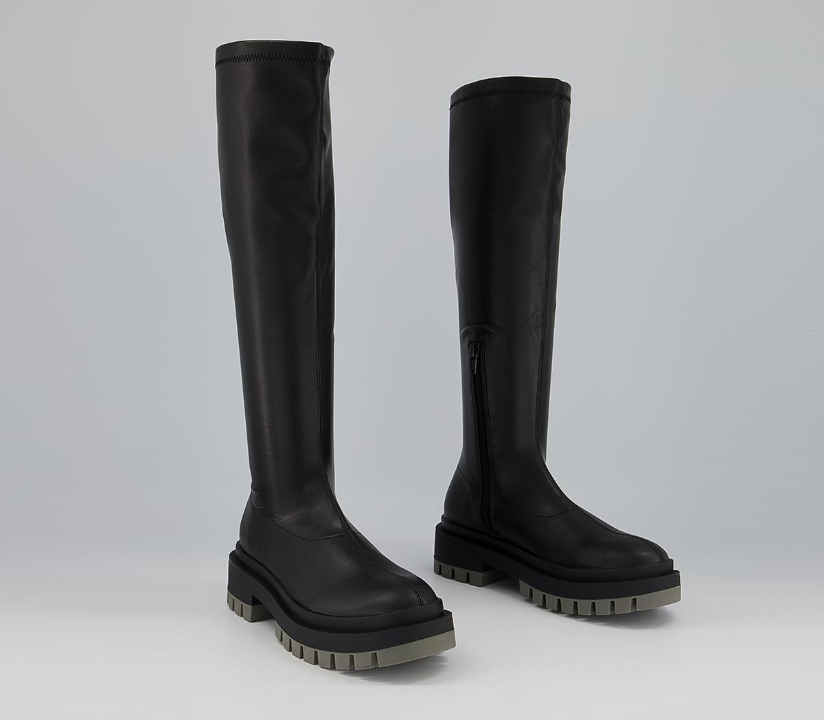 Office Kirkwood Chunky Sock Boots Office Kirkwood Chunky Sock Boots Black