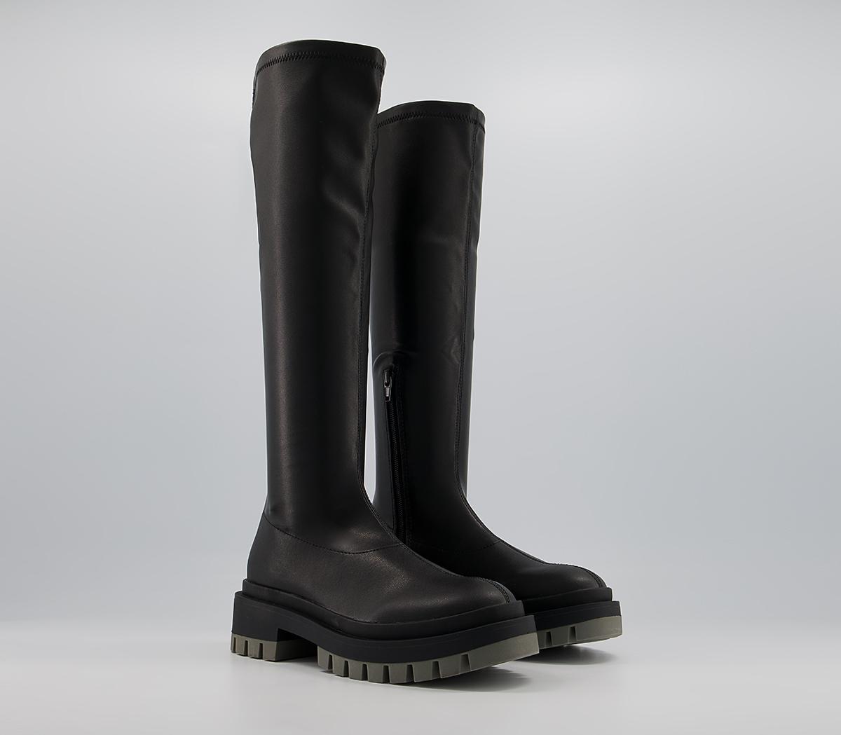 Office Kirkwood Chunky Sock Boots Office Kirkwood Chunky Sock Boots Black