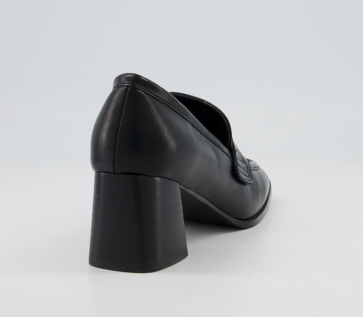 Office Madera Heeled Loafers Office Madera Heeled Loafers Black