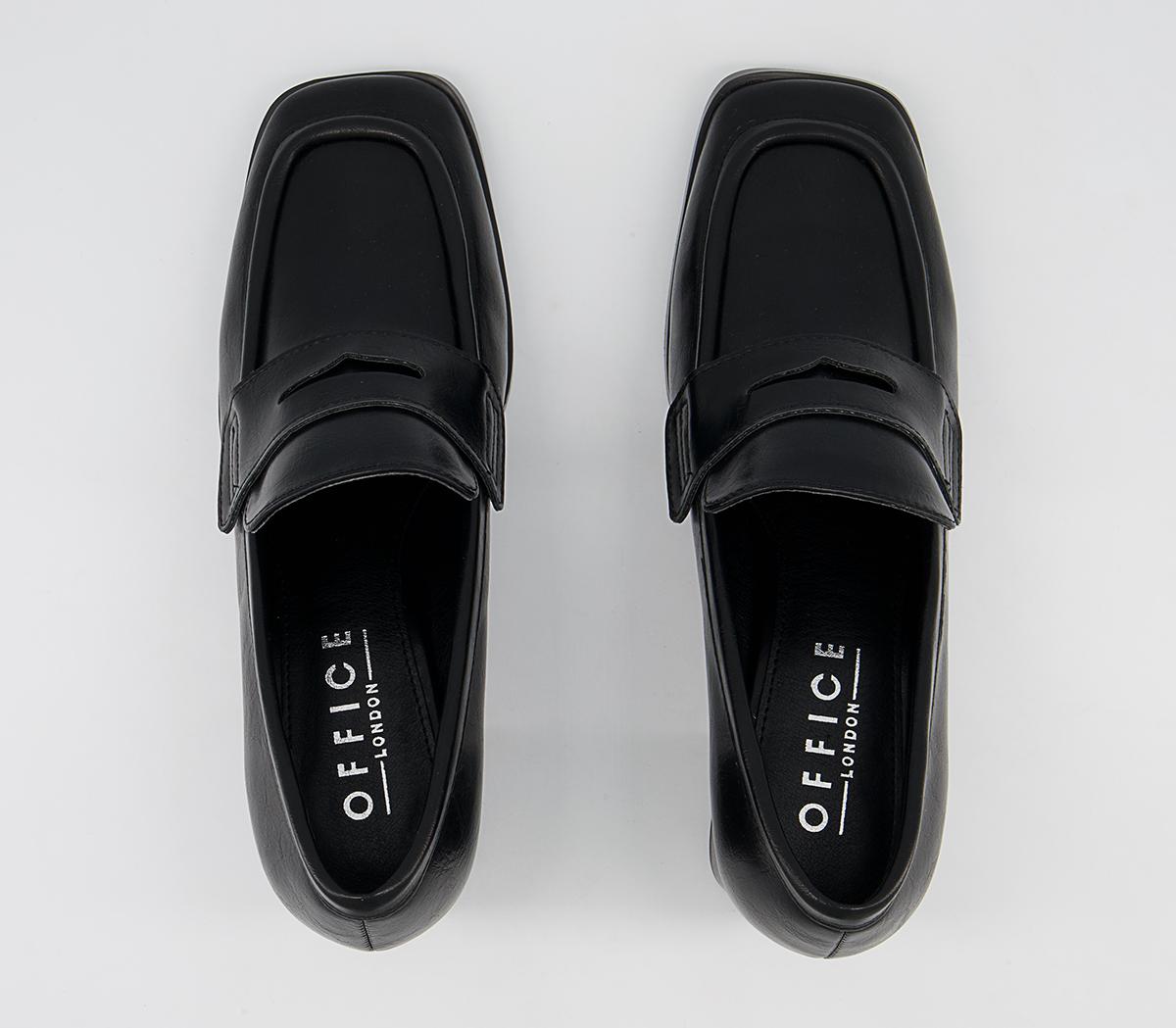 Office Madera Heeled Loafers Office Madera Heeled Loafers Black