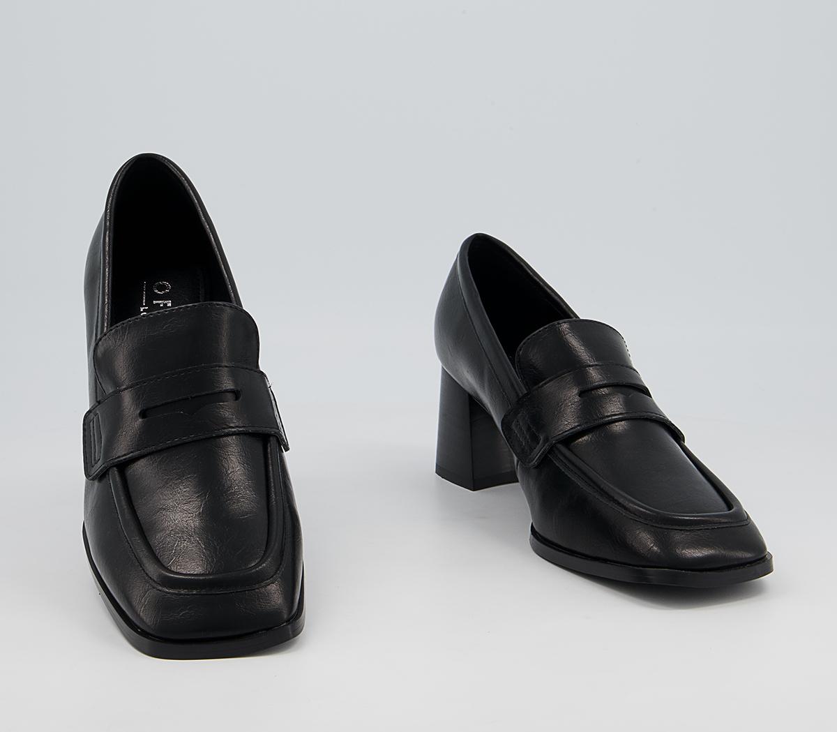 Office Madera Heeled Loafers Office Madera Heeled Loafers Black