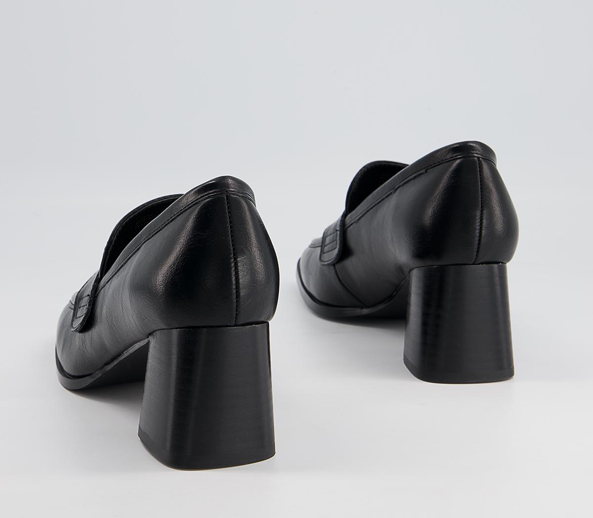 Office Madera Heeled Loafers Office Madera Heeled Loafers Black