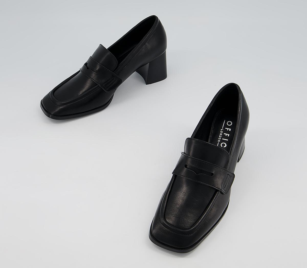 Office Madera Heeled Loafers Office Madera Heeled Loafers Black