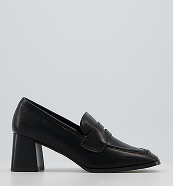 Office Madera Heeled Loafers Black