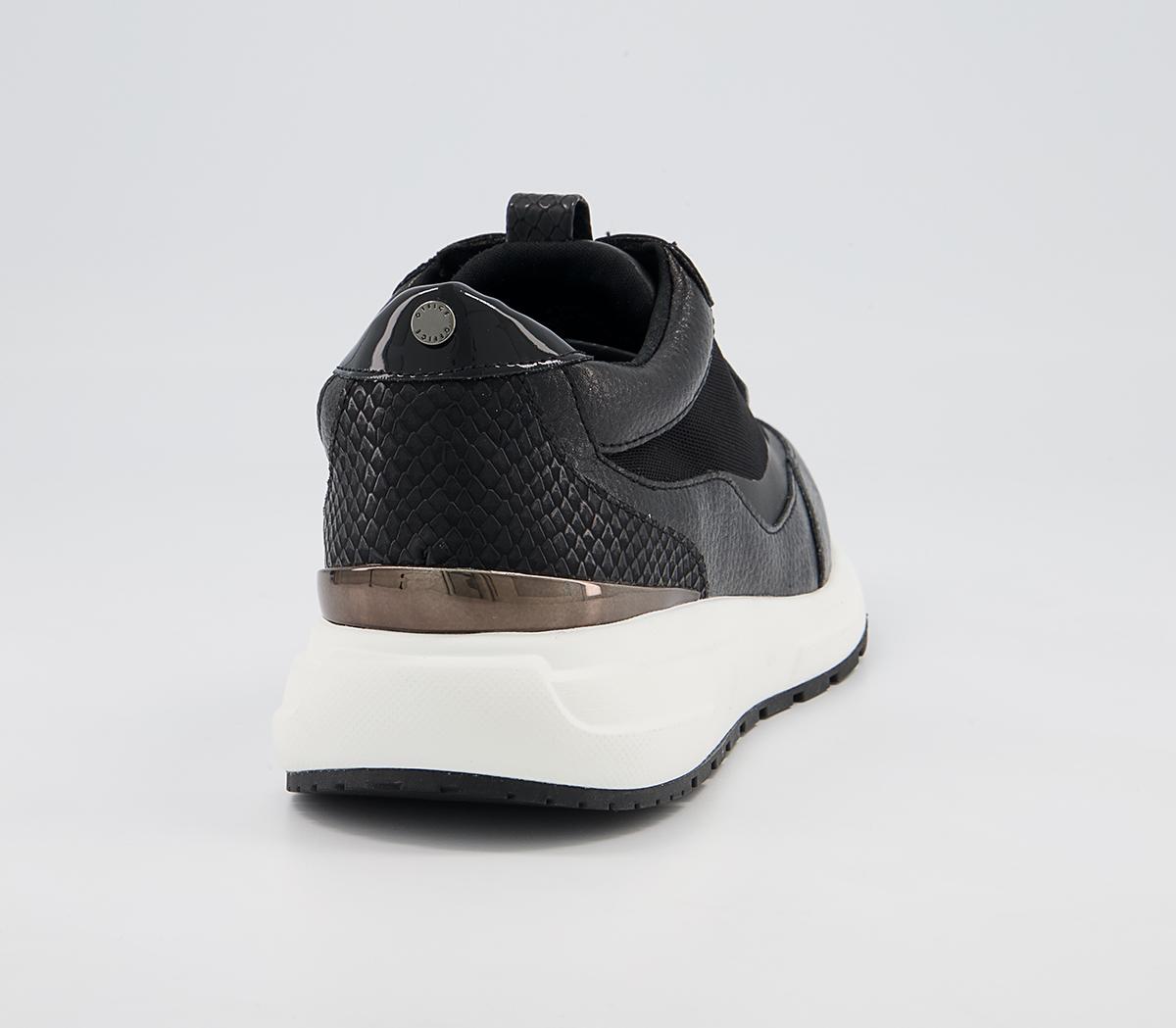 Office Flames Lace Up Runners Office Flames Lace Up Runners Black Mix