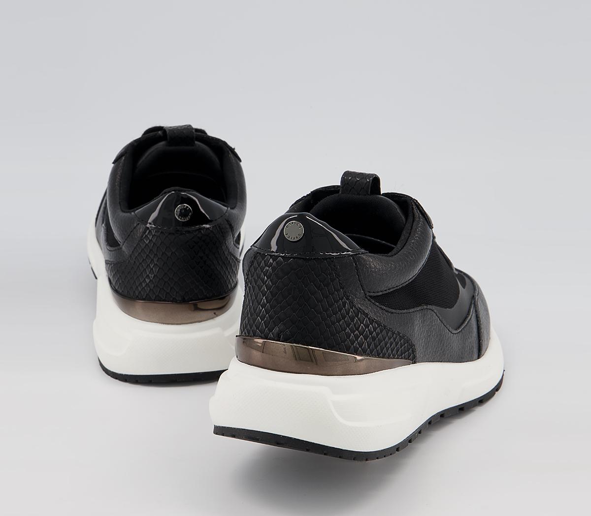 Office Flames Lace Up Runners Office Flames Lace Up Runners Black Mix