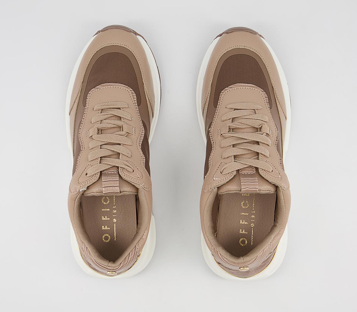 Office Flames Lace Up Runners Office Flames Lace Up Runners Nude Mix