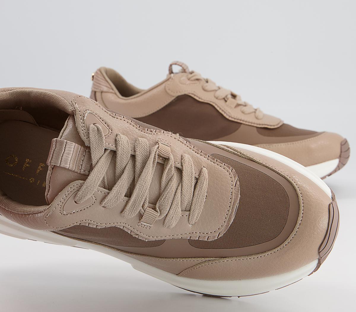Office Flames Lace Up Runners Office Flames Lace Up Runners Nude Mix