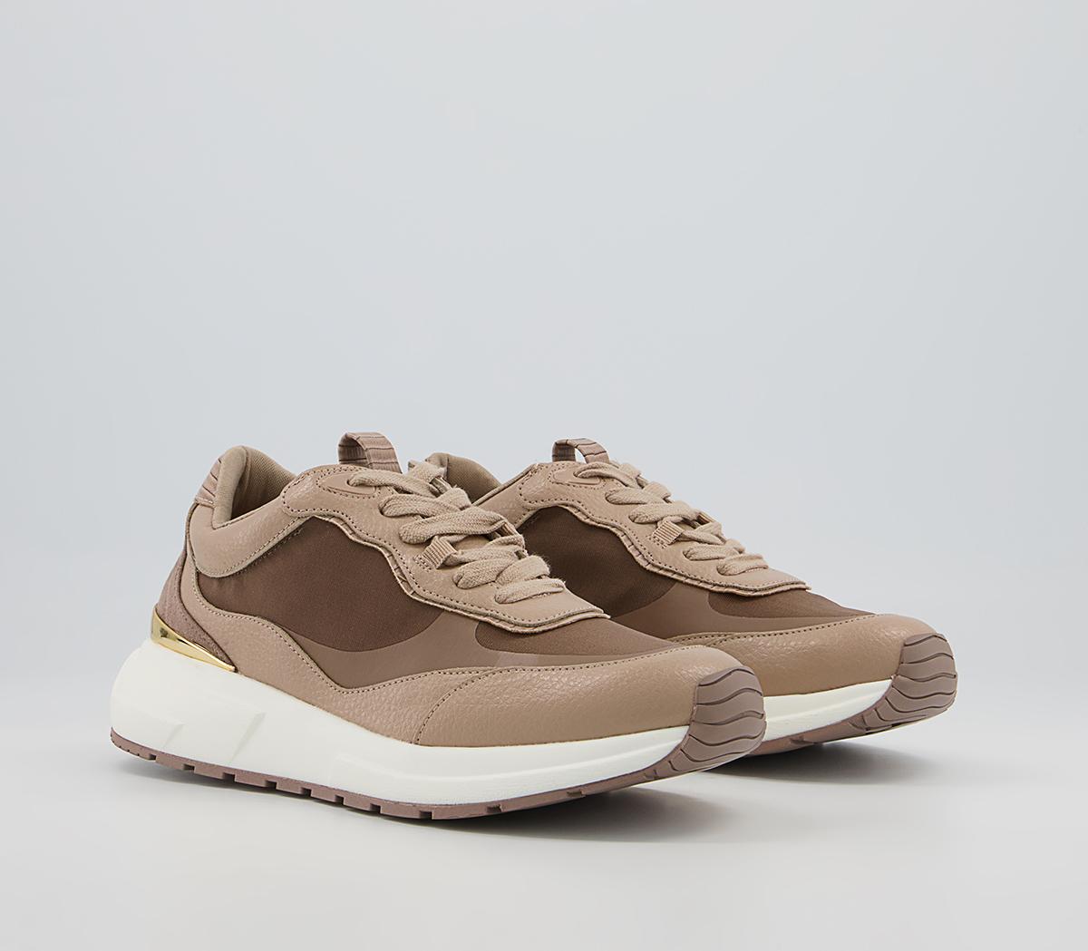Office Flames Lace Up Runners Office Flames Lace Up Runners Nude Mix