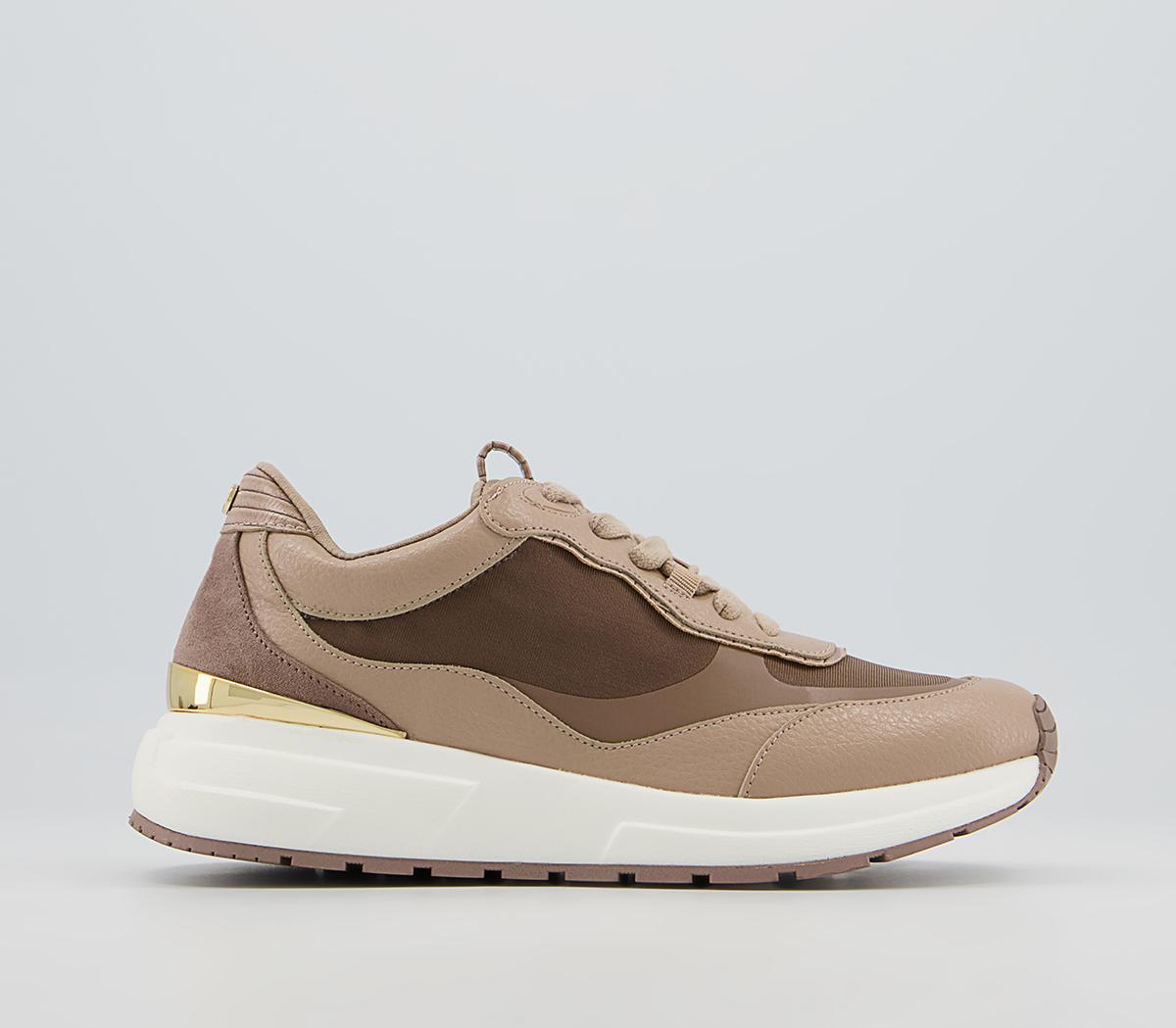 Office Flames Lace Up Runners Office Flames Lace Up Runners Nude Mix