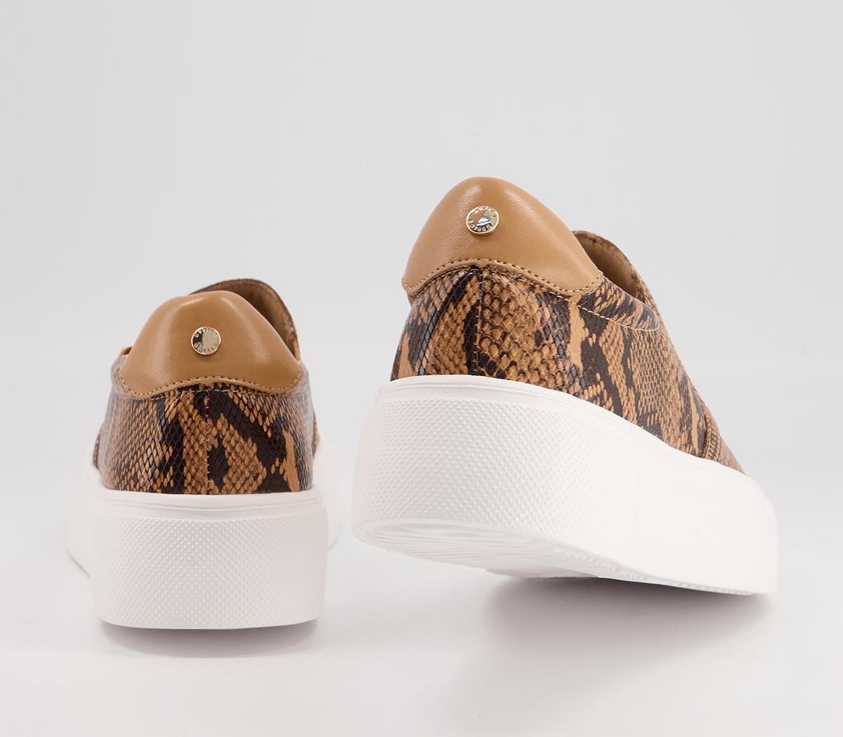 Office Fade Slip On Trainers Office Fade Slip On Trainers Natural Snake