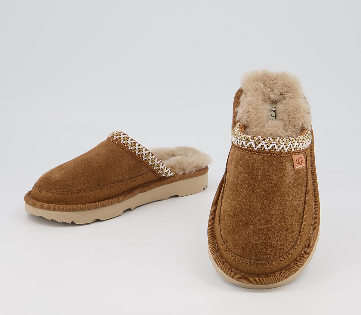 UGG Tasman II Slip-on Youth Slippers UGG Tasman II Slip-on Youth Slippers Chestnut