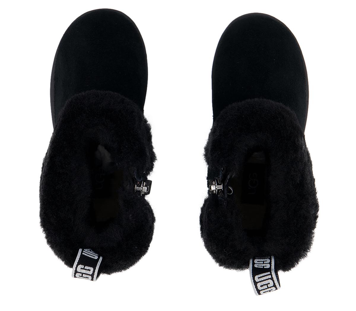 UGG Mini Quilted Fluff Infant Boots UGG Mini Quilted Fluff Infant Boots Black