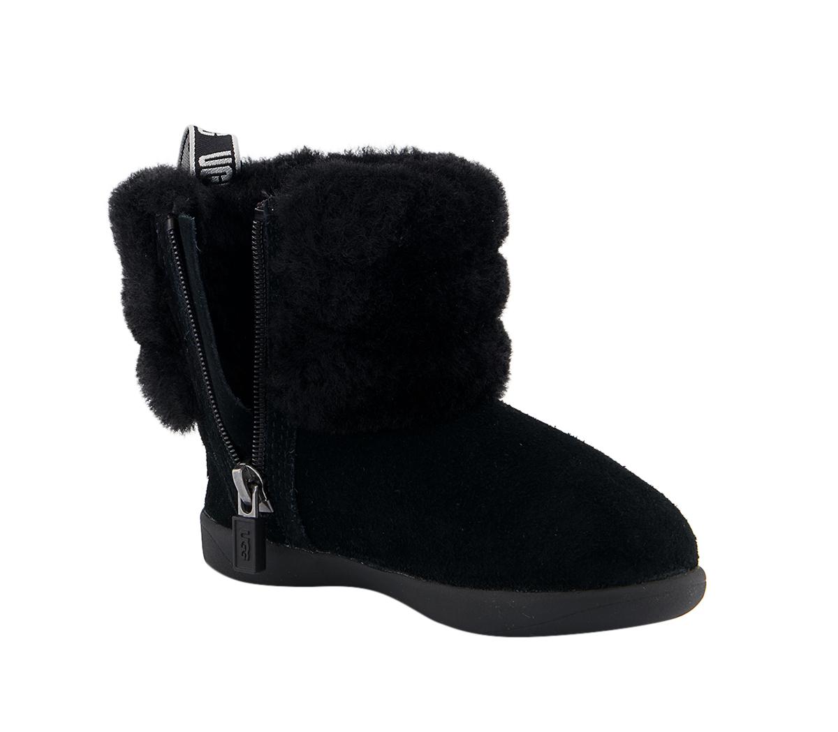 UGG Mini Quilted Fluff Infant Boots UGG Mini Quilted Fluff Infant Boots Black