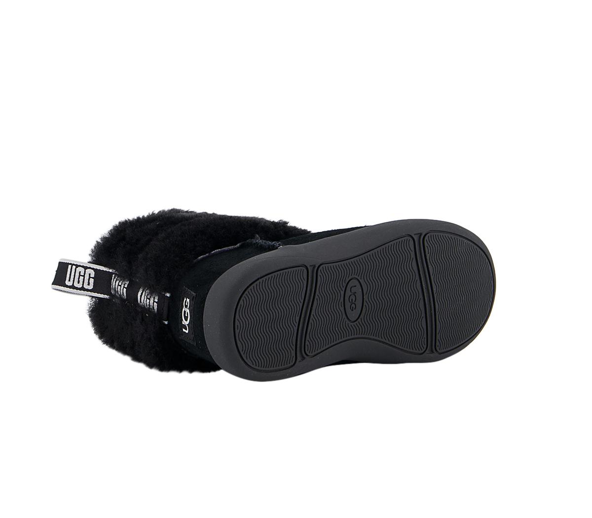 UGG Mini Quilted Fluff Infant Boots UGG Mini Quilted Fluff Infant Boots Black