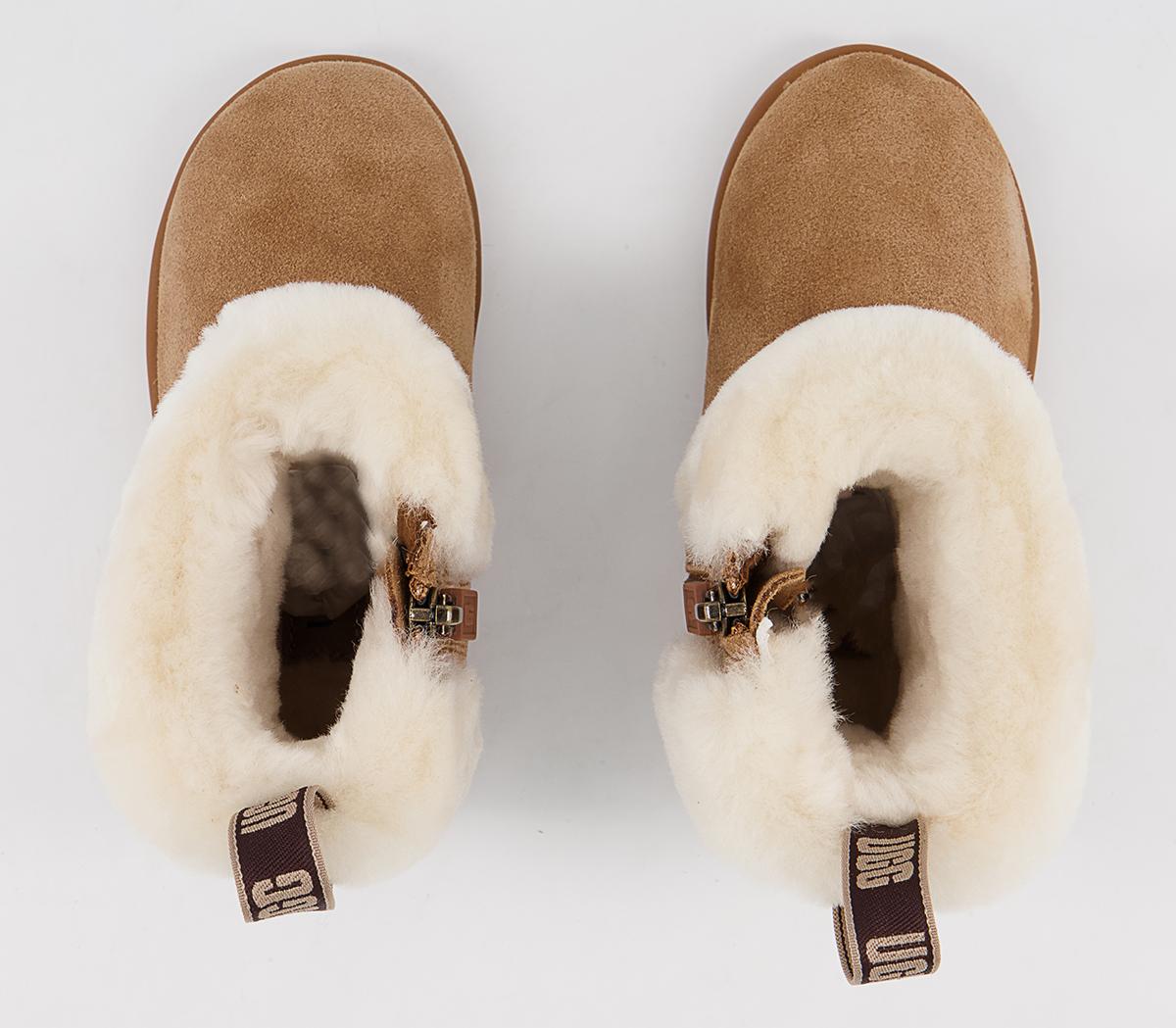 UGG Mini Quilted Fluff Infant Boots UGG Mini Quilted Fluff Infant Boots Chestnut