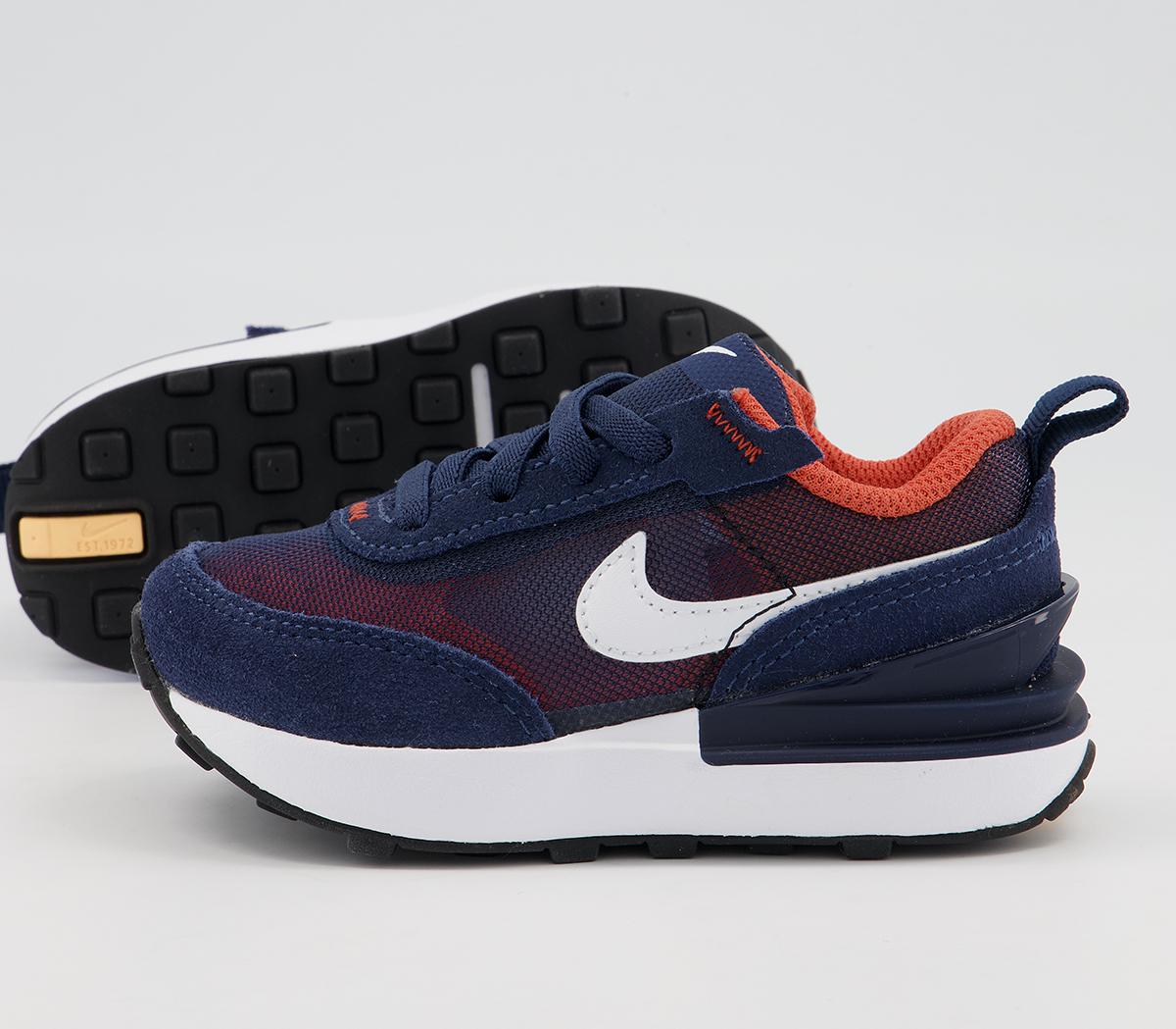 Nike Waffle One Infant Trainers Nike Waffle One Infant Trainers Midnight Navy White Orange