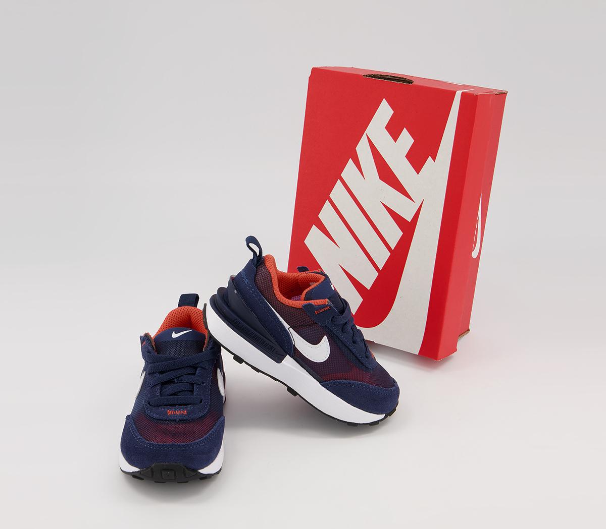 Nike Waffle One Infant Trainers Nike Waffle One Infant Trainers Midnight Navy White Orange