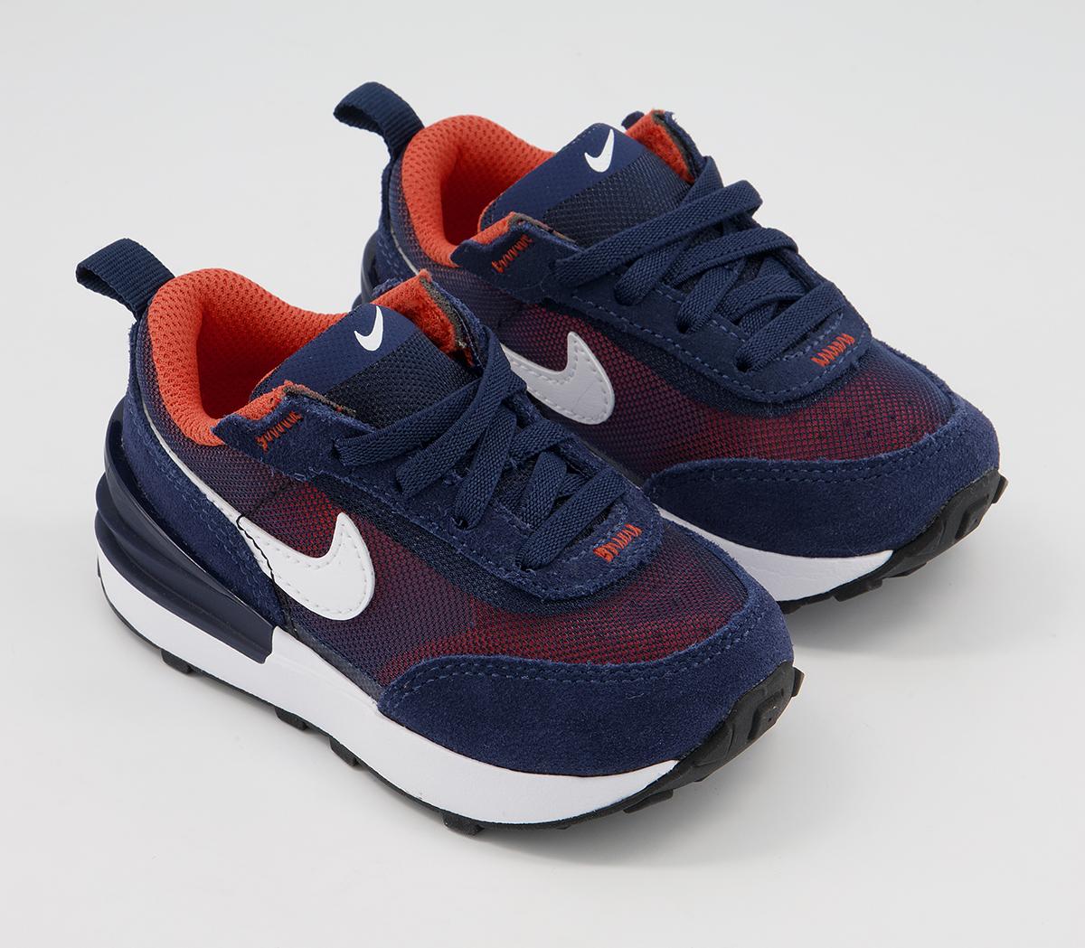 Nike Waffle One Infant Trainers Nike Waffle One Infant Trainers Midnight Navy White Orange