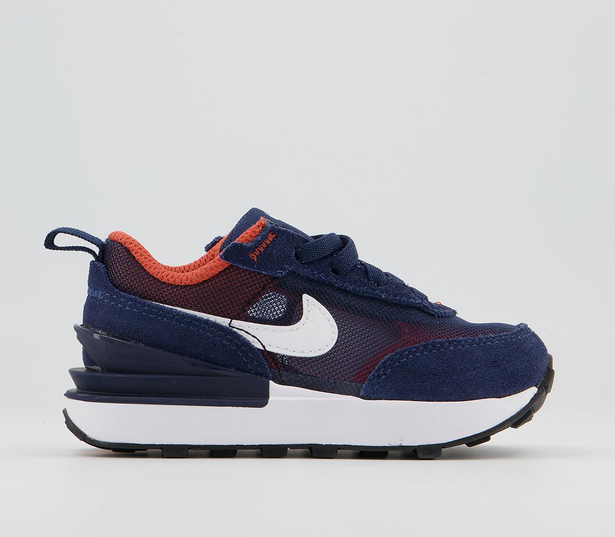 Infant navy nike store trainers