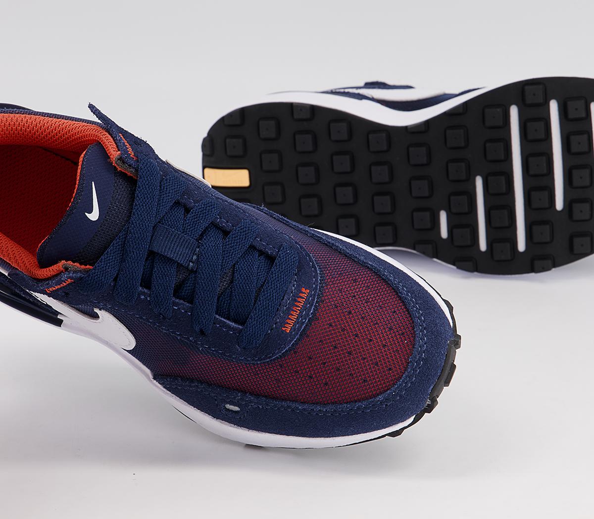 Nike Waffle One Ps Trainers Nike Waffle One Ps Trainers Midnight Navy White Orange