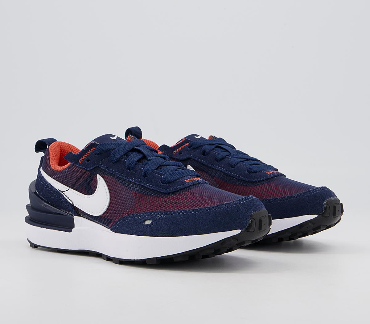 Nike Waffle One Ps Trainers Nike Waffle One Ps Trainers Midnight Navy White Orange