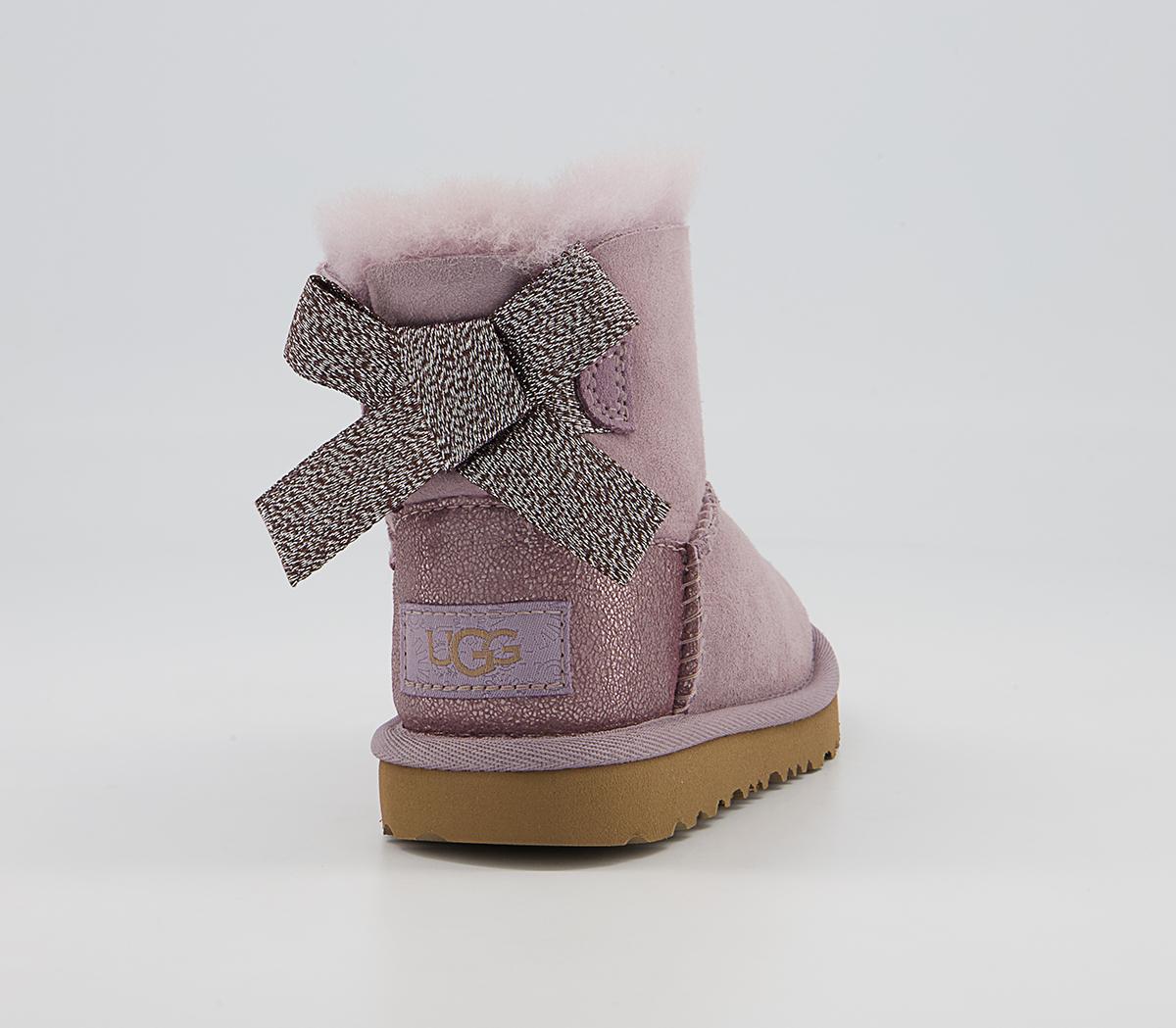 UGG Mini Bailey Bow Infant Boots UGG Mini Bailey Bow Infant Boots Shadow Glitz