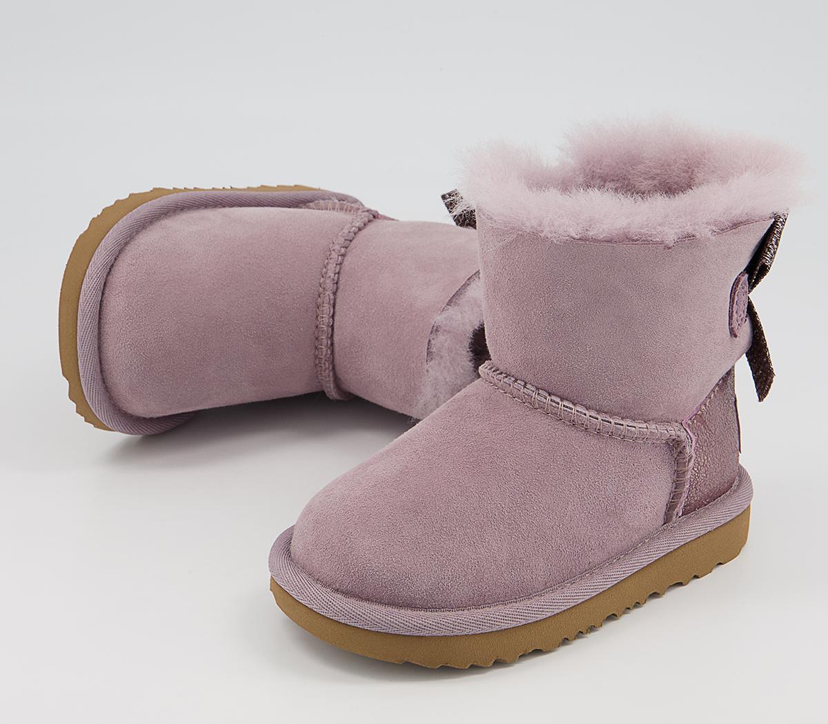UGG Mini Bailey Bow Infant Boots UGG Mini Bailey Bow Infant Boots Shadow Glitz