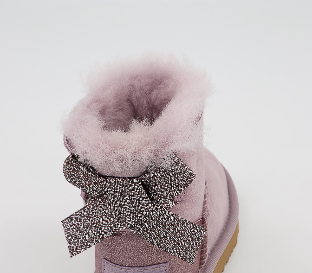 UGG Mini Bailey Bow Infant Boots UGG Mini Bailey Bow Infant Boots Shadow Glitz