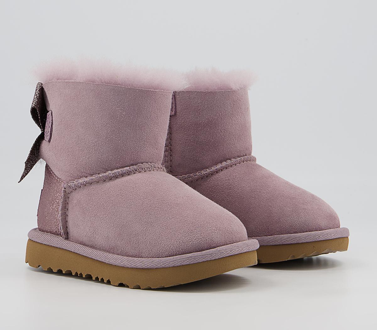 UGG Mini Bailey Bow Infant Boots UGG Mini Bailey Bow Infant Boots Shadow Glitz