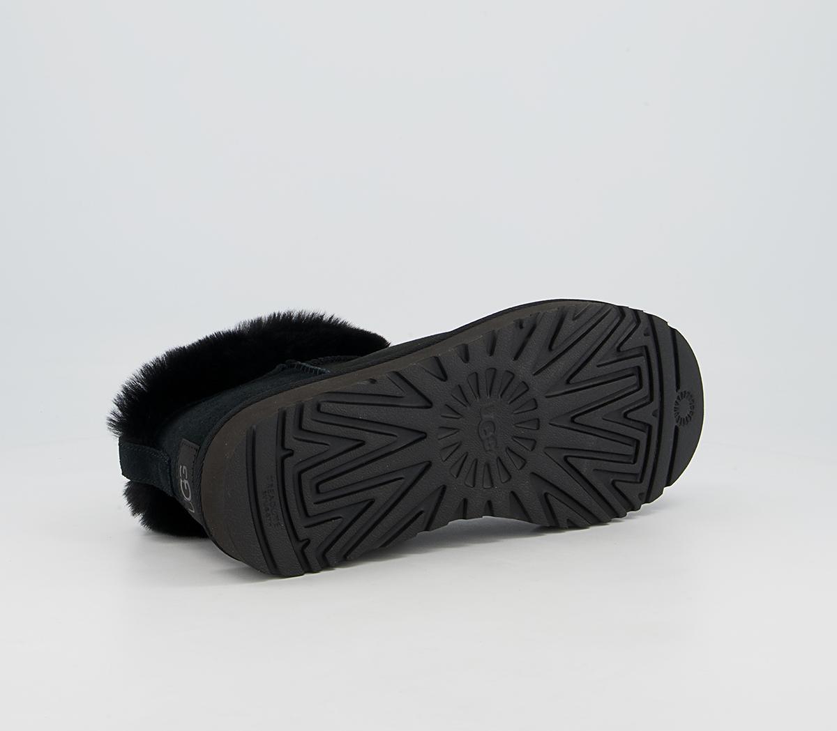 UGG Classic Ultra Mini Fluff Boots UGG Classic Ultra Mini Fluff Boots Black